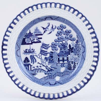 Plate pierced rim c1840